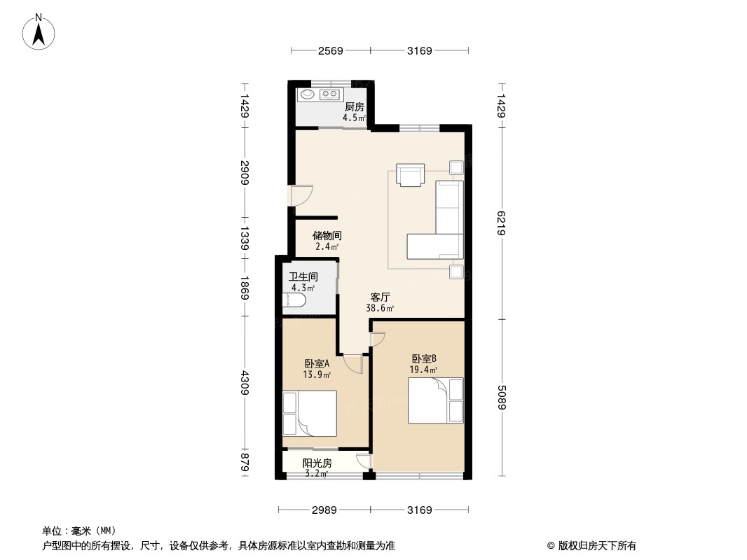 南肖埠庆春苑户型图