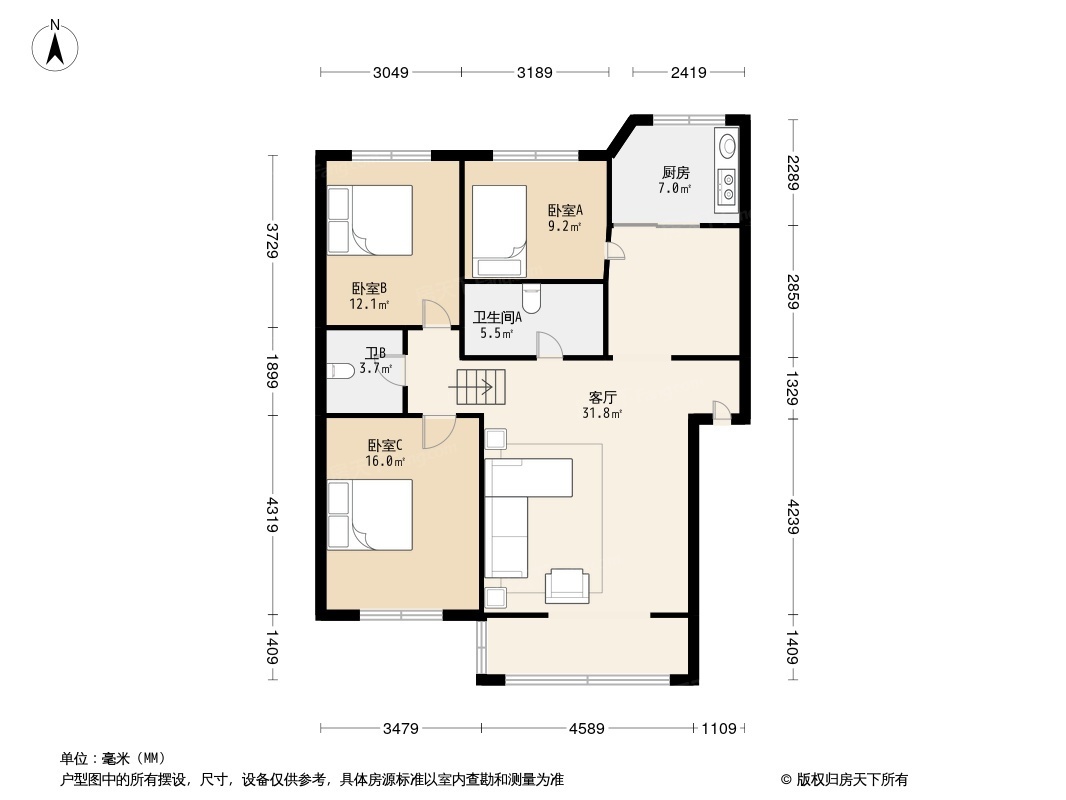 新世纪公寓户型图