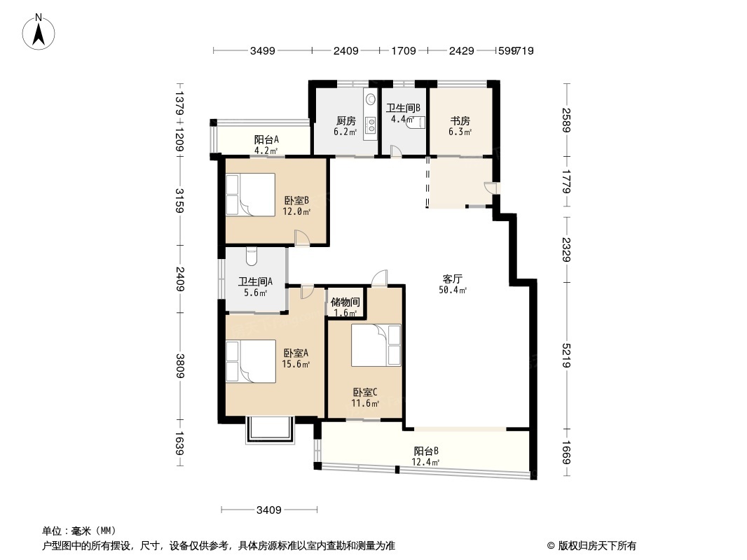 美林景园户型图