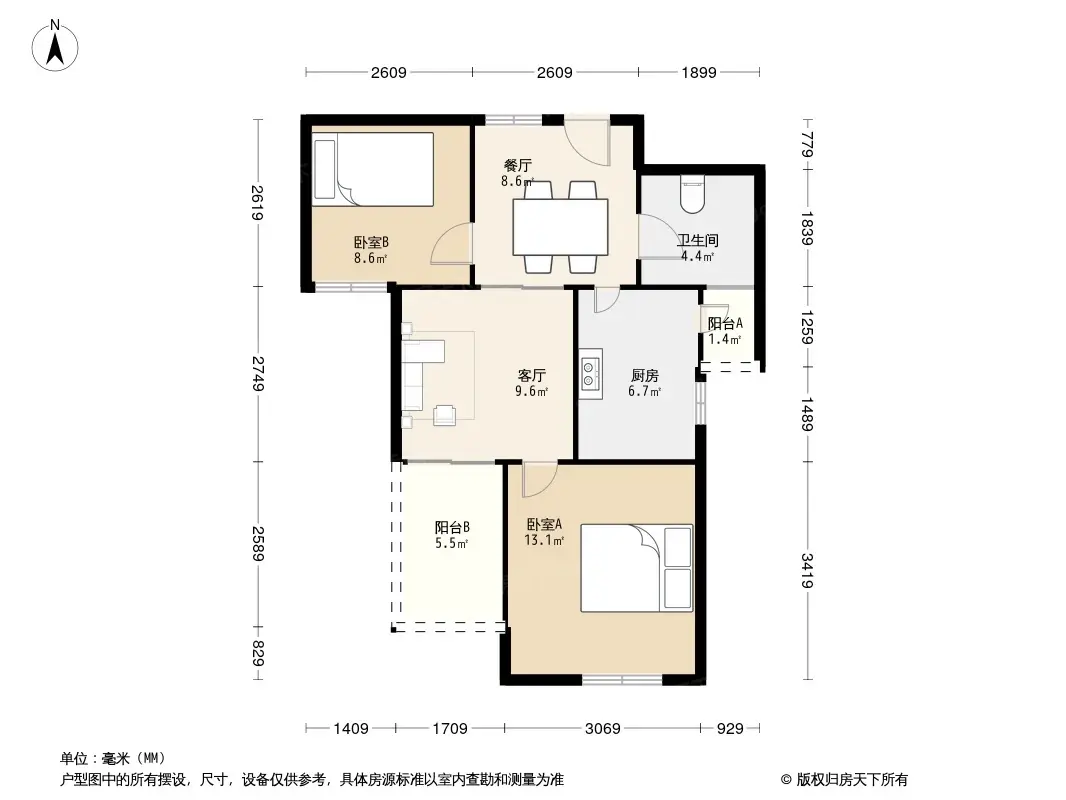 郡枫绿园户型图