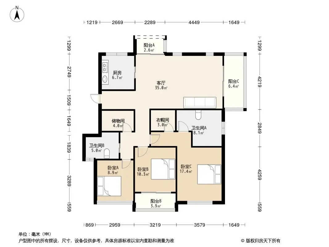 万科良渚文化村秋荷坊户型图