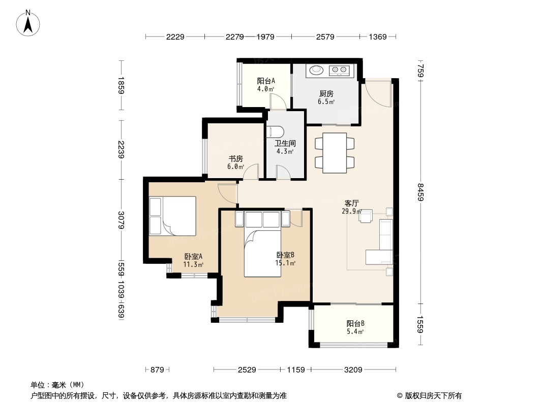 嘉里桦枫居户型图