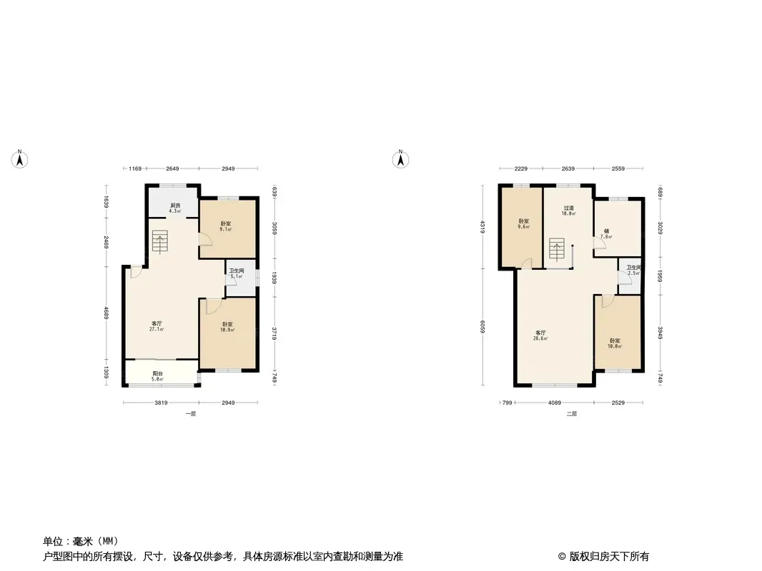 枫林绿洲户型图