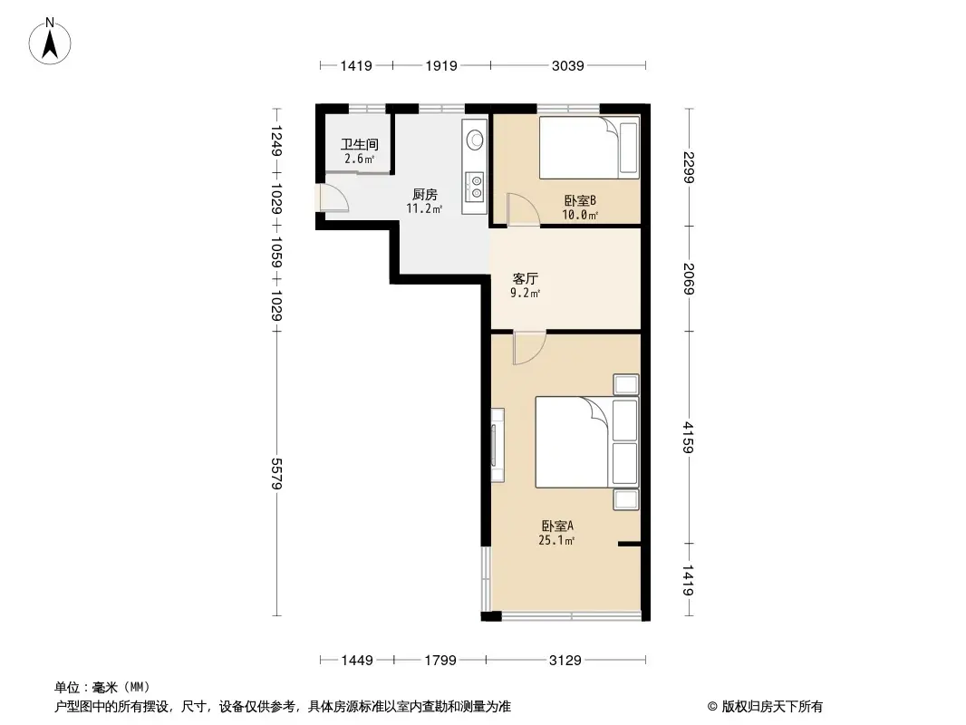 翠苑一区户型图