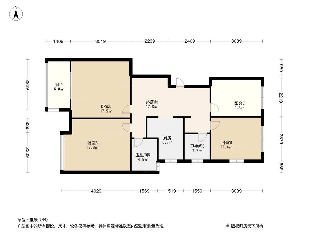 龙湖武林九里户型图