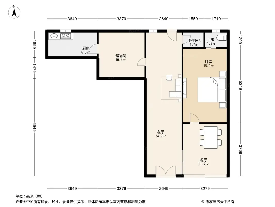 南山巴黎印象户型图