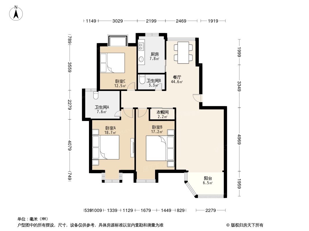 dbc加州小镇户型图