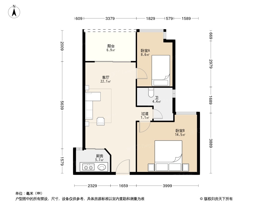 城启波尔多庄园户型图