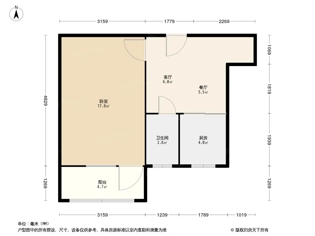 人民大学宜园户型图