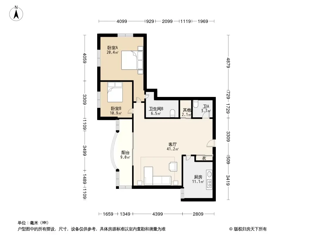 国际友谊花园户型图