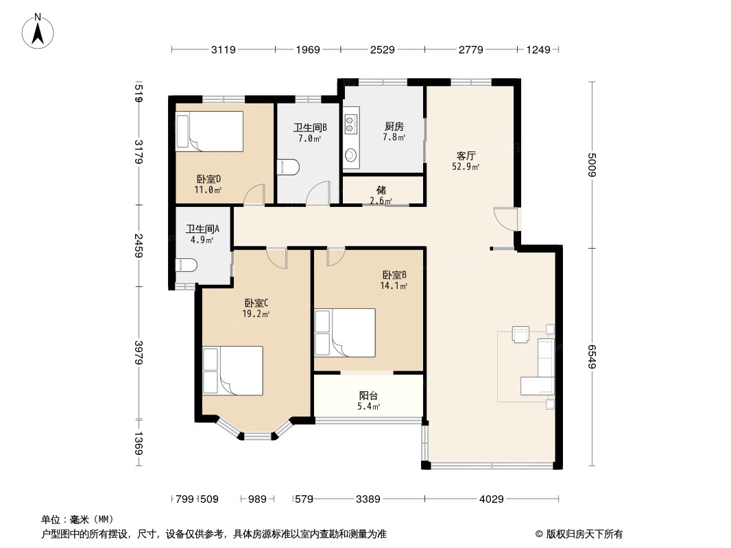 盘蠡花园户型图