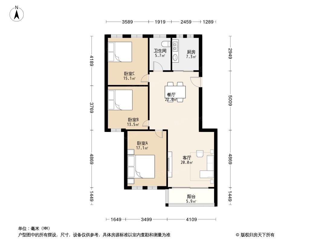 公园天下户型图