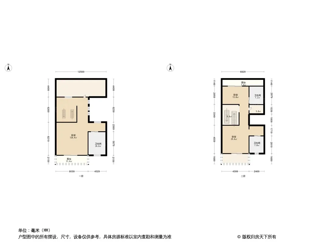 和泓半山户型图