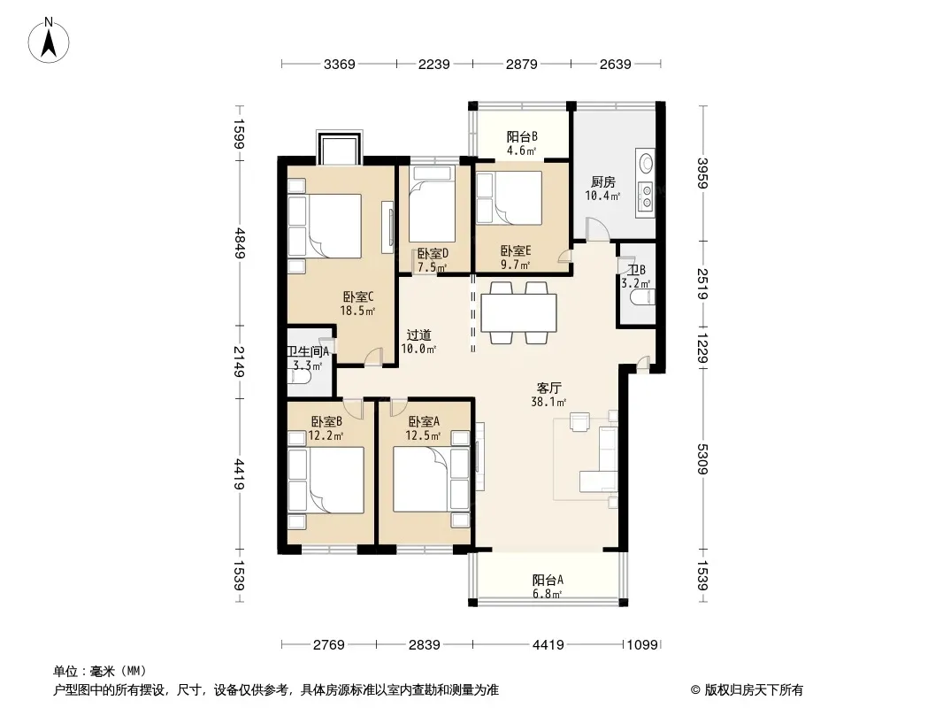 美丰花苑户型图