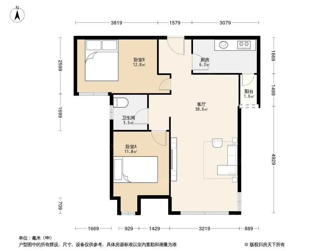 中海左岸户型图