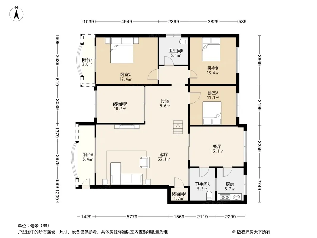 银杏苑户型图