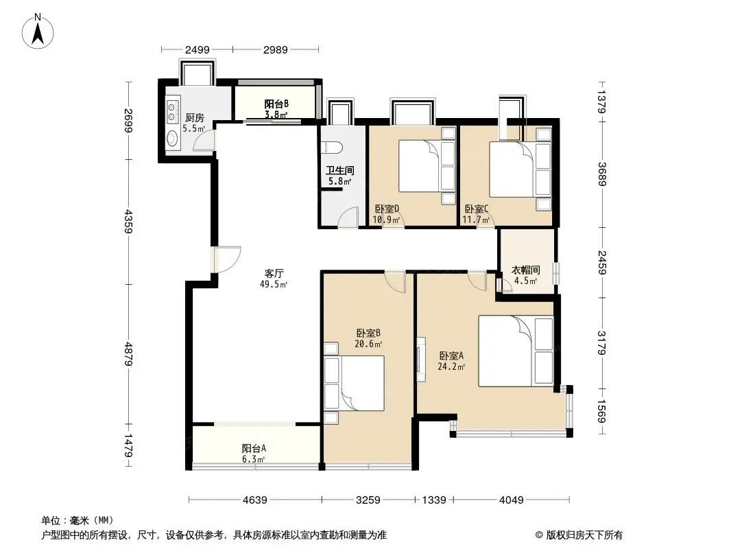 湘林小区户型图