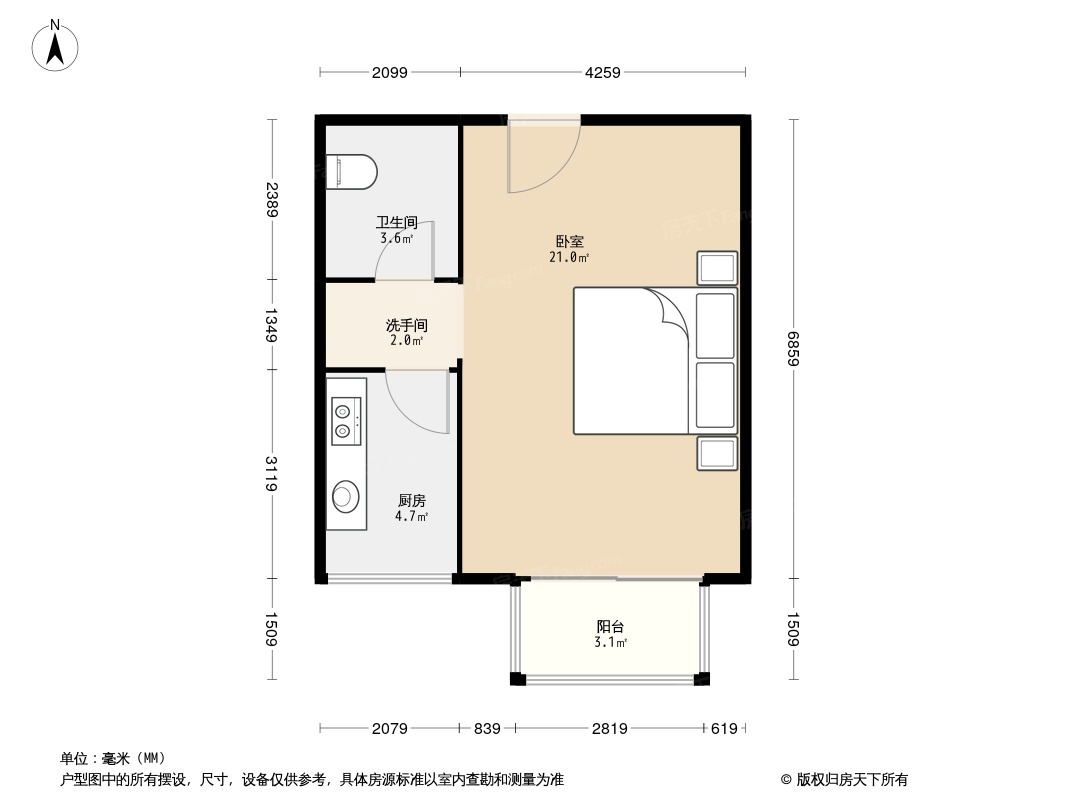 丛林背景户型图