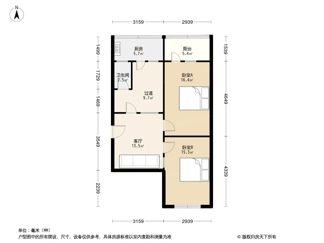 莹华寺街30号院户型图