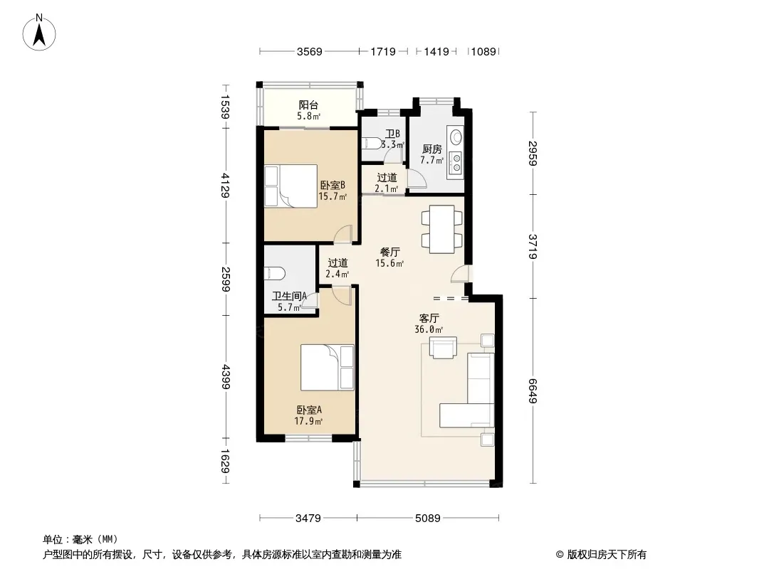 林苑户型图
