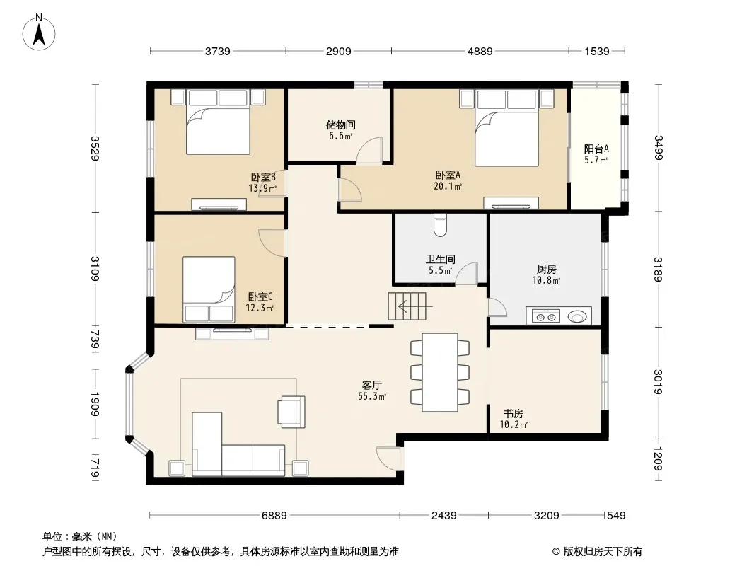 桂湖商城桂花园户型图