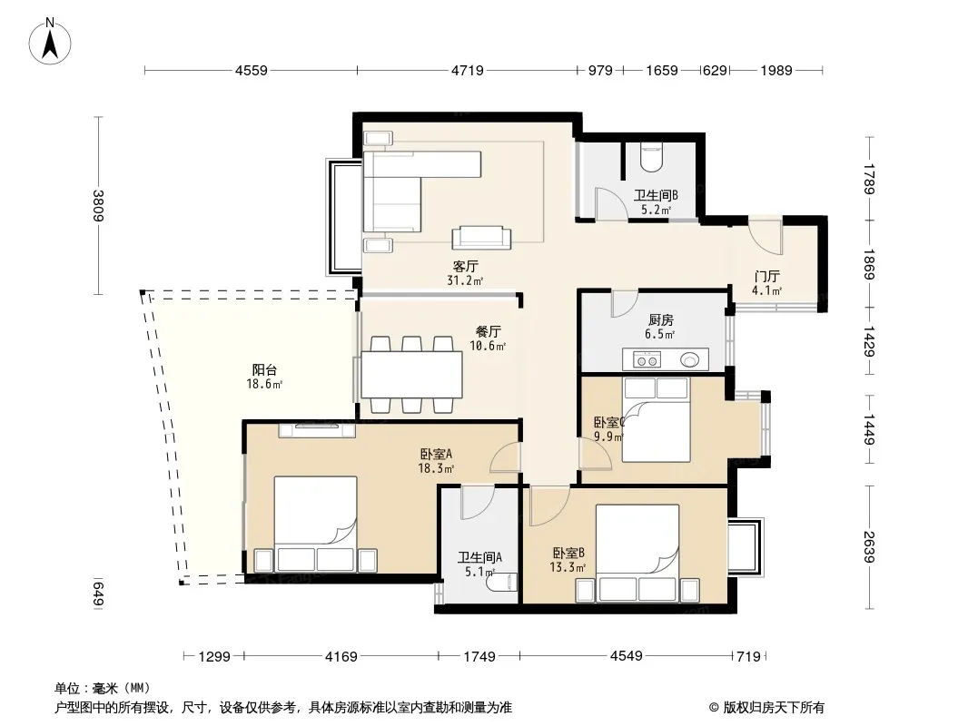 米兰香洲户型图
