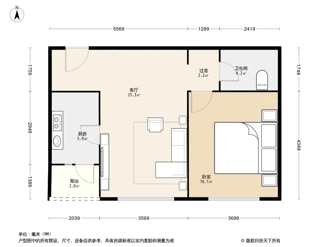 香月楠岸户型图