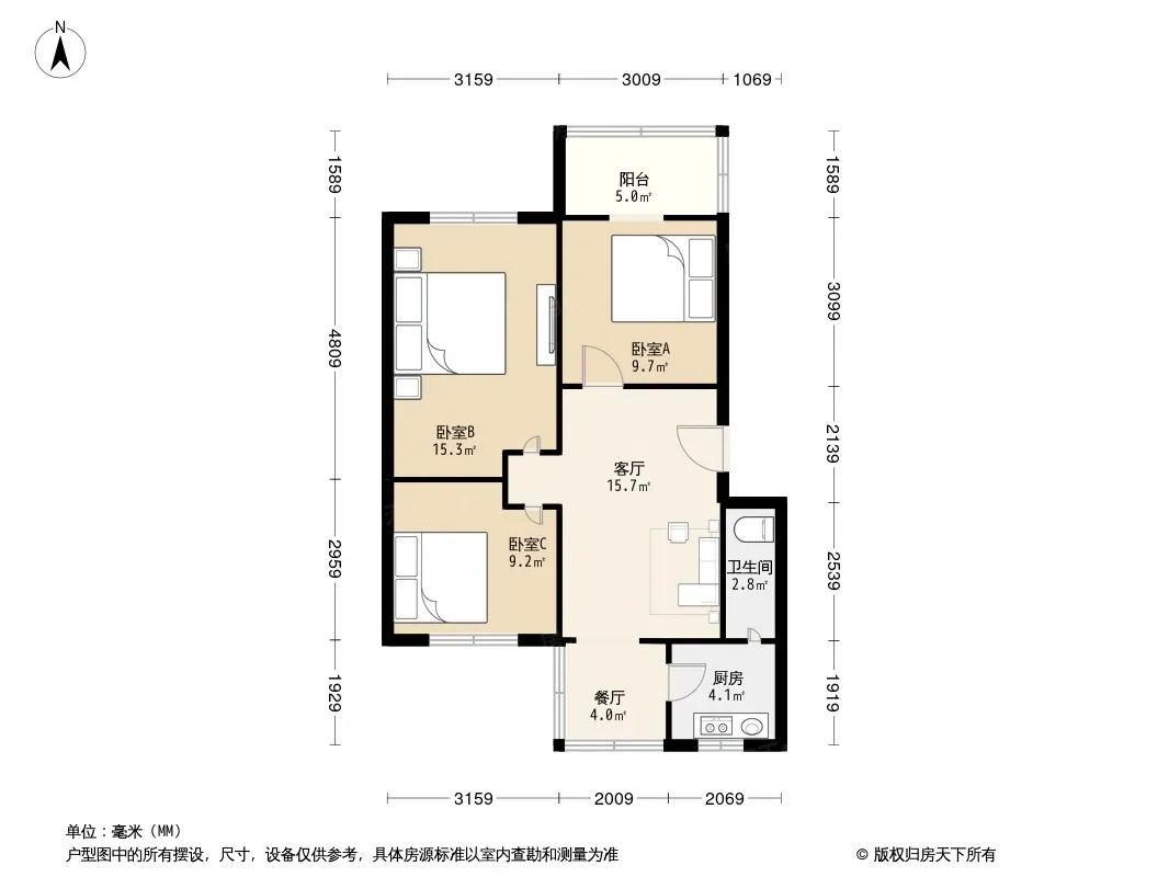 光明巷12号院户型图
