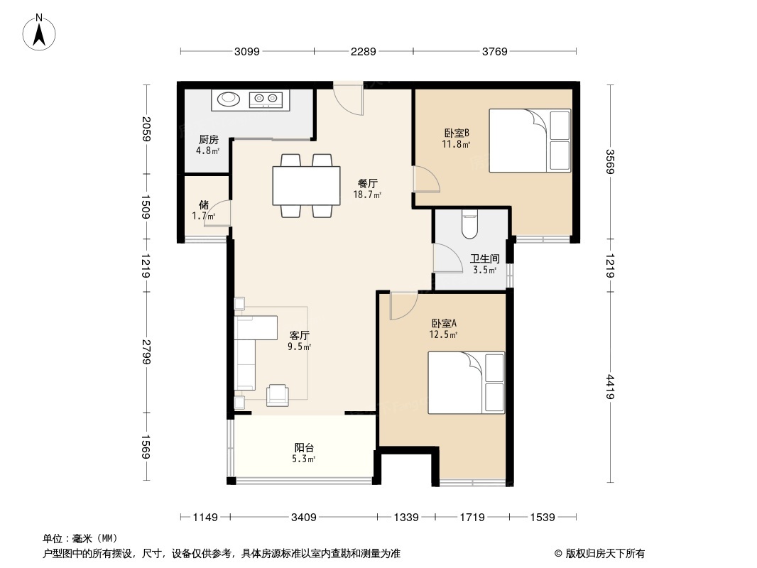 世茂世界湾花园户型图