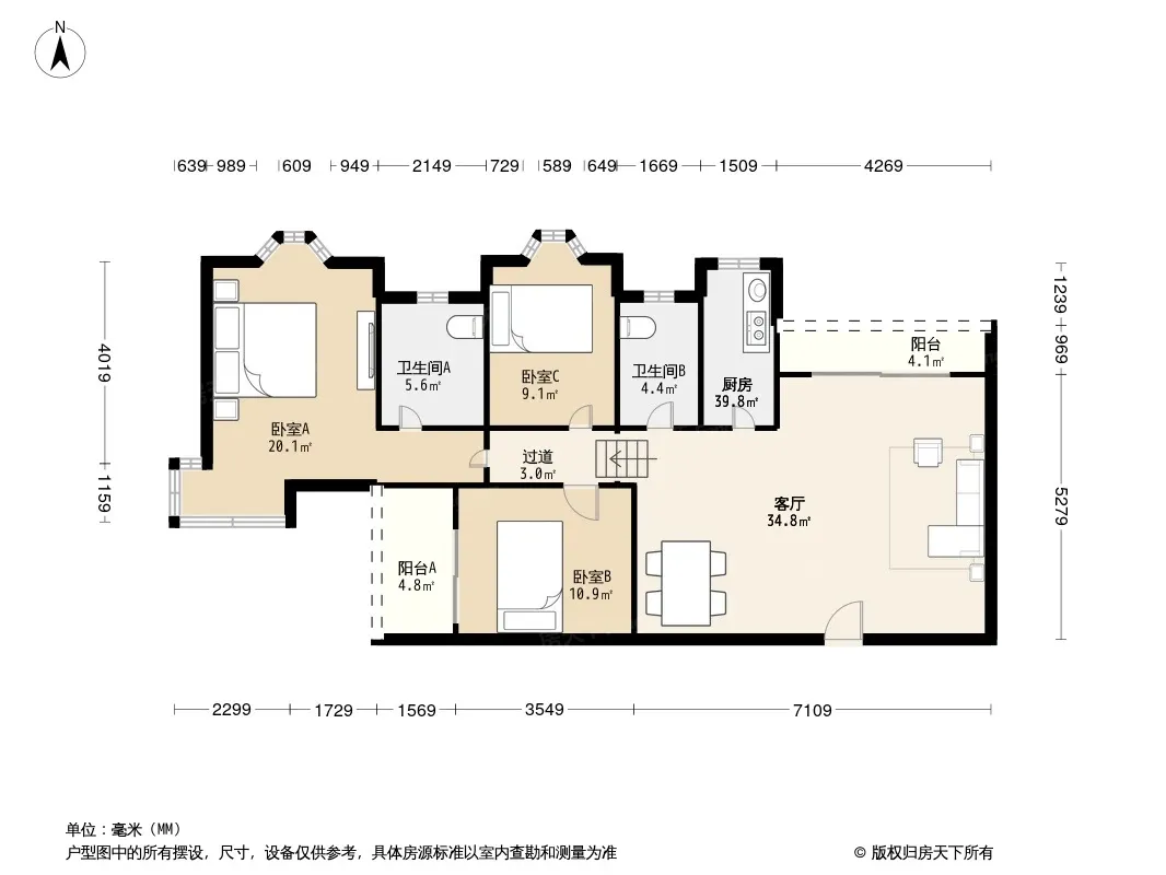 香海西岸东区户型图