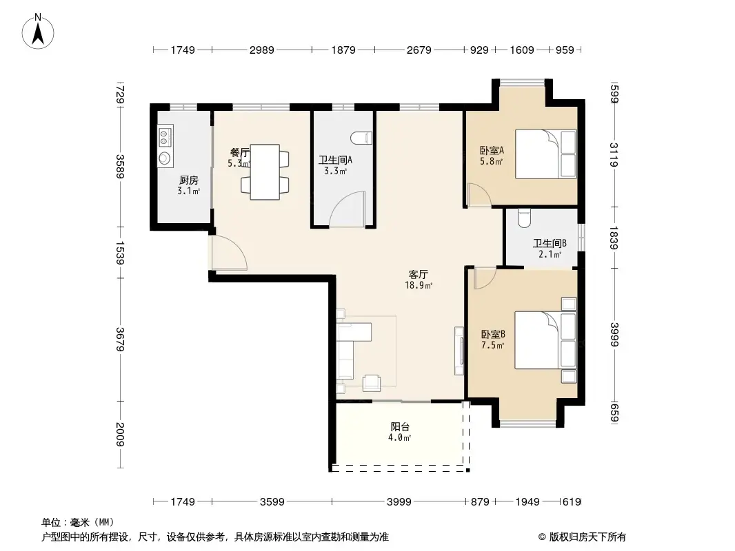 银泰御华园二期进阶家户型图