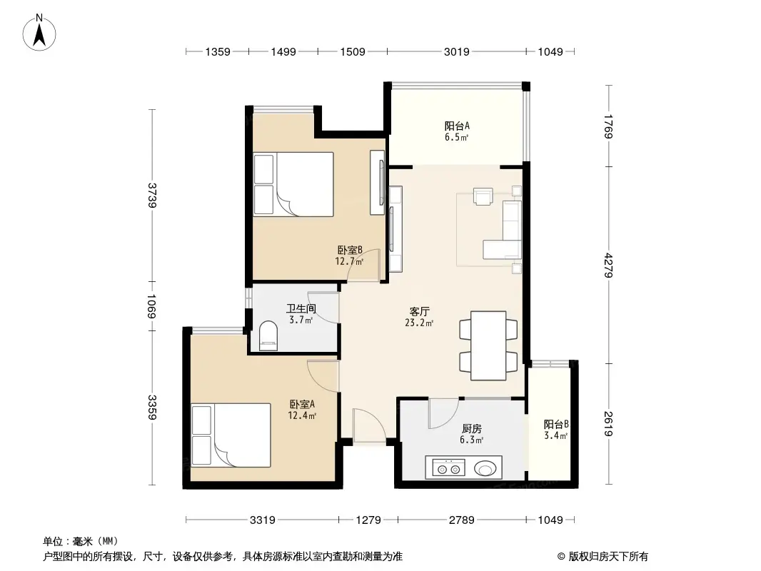 金科一城户型图