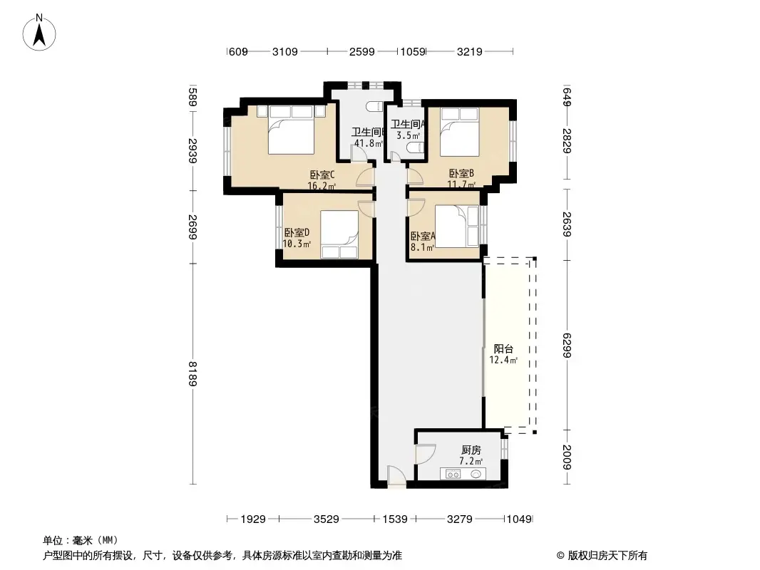 龙湖源著户型图