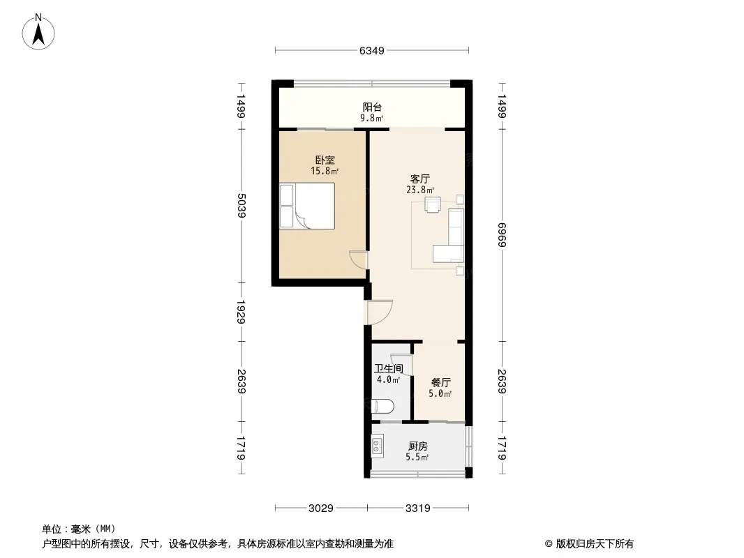 西马棚街35号院户型图