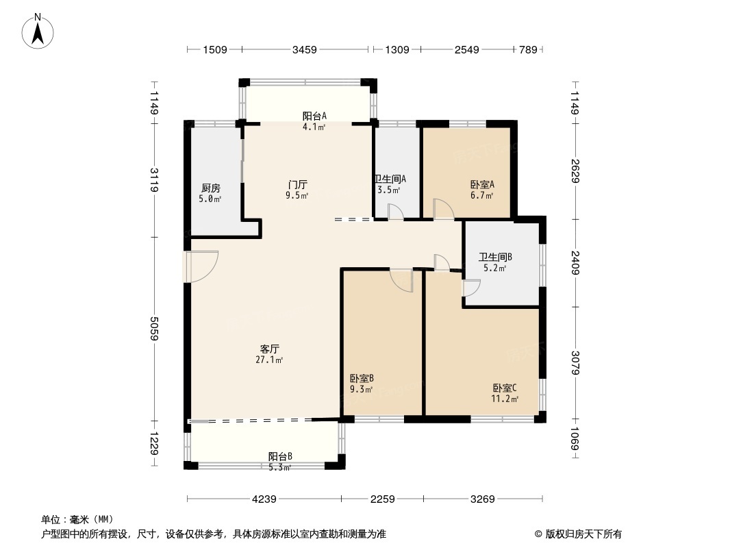 云景苑户型图