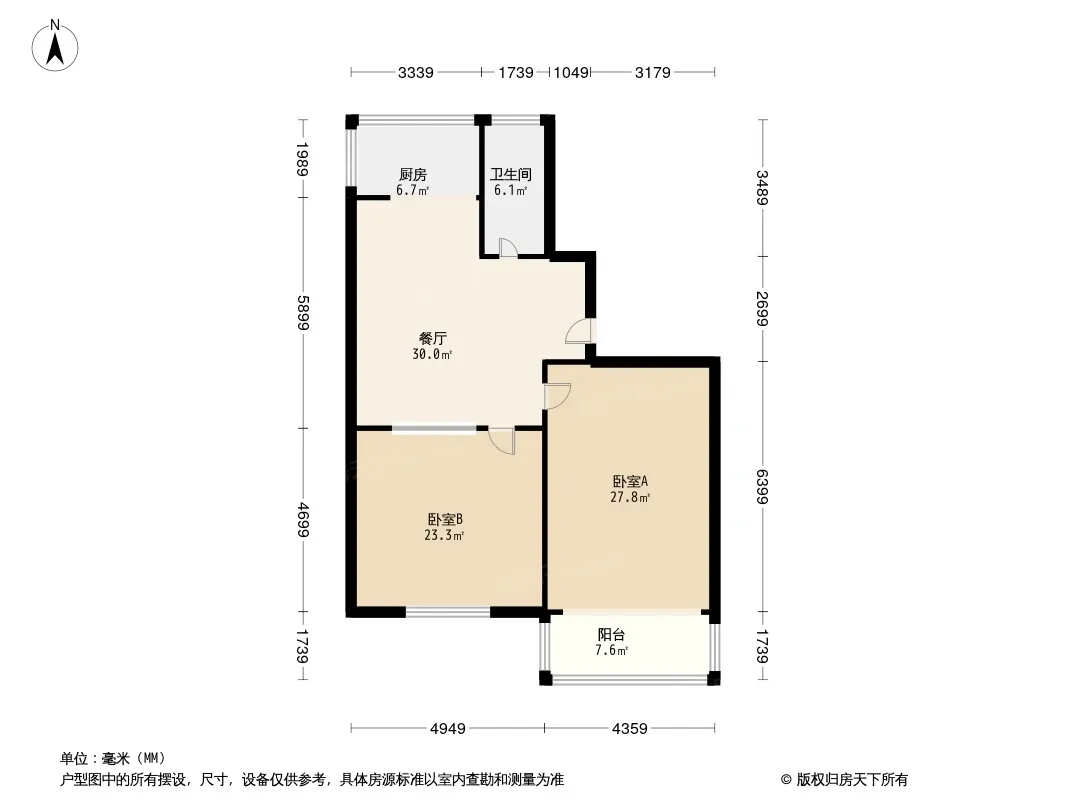 双林二区户型图