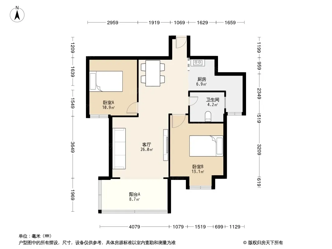 尚东美林户型图