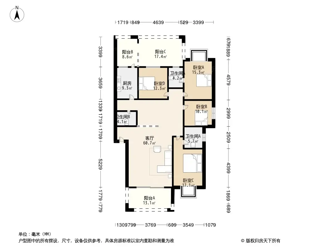 祥和居(温江)户型图