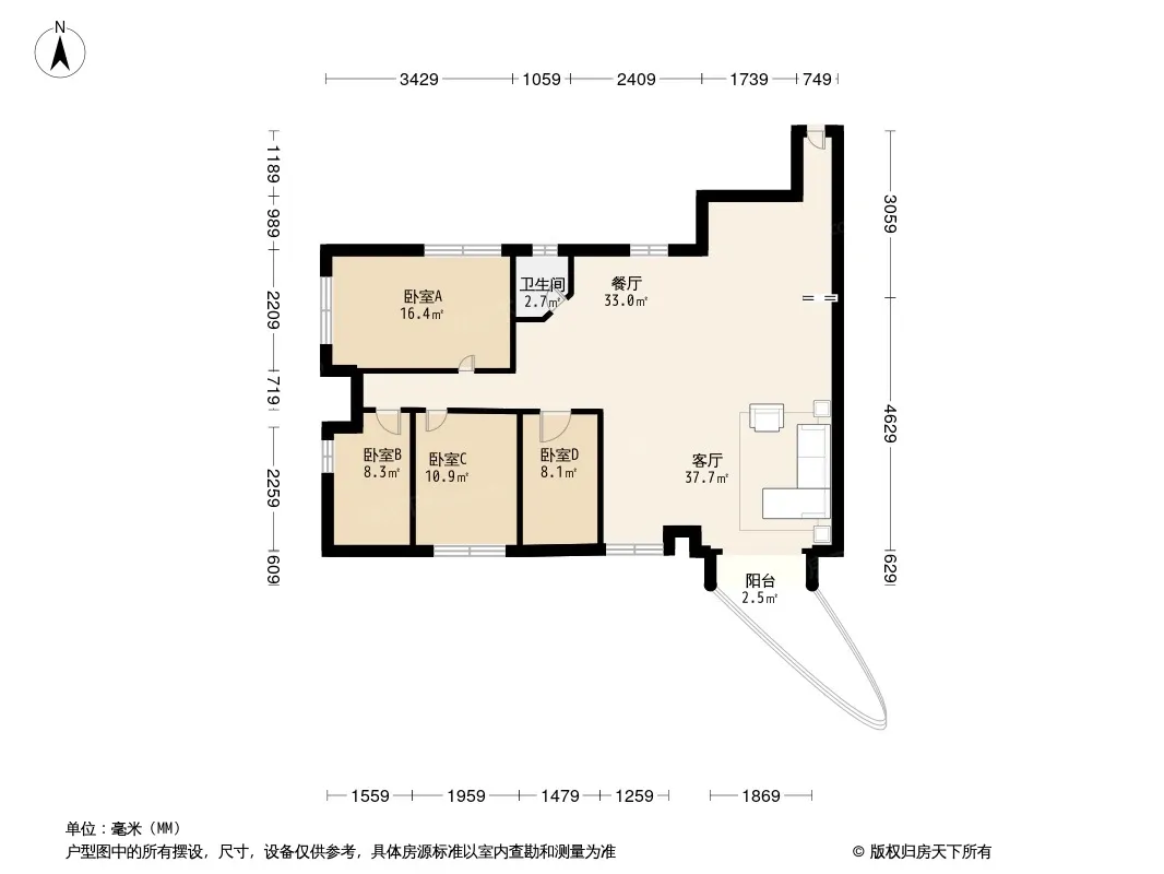 富安大楼户型图