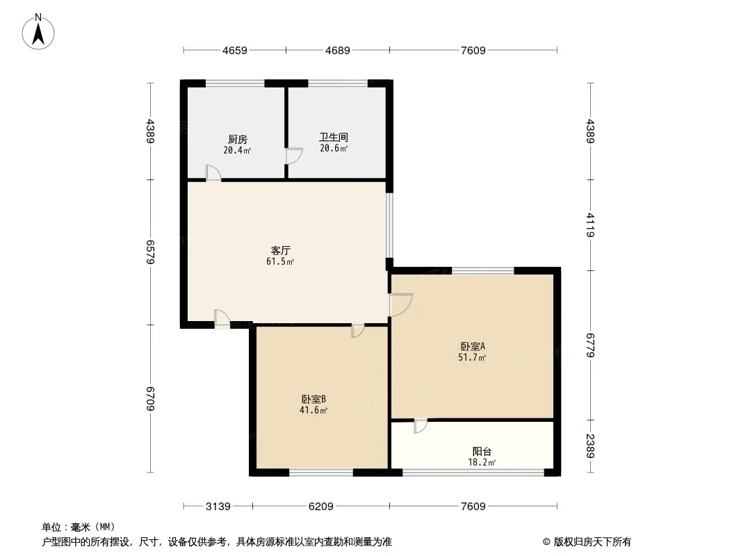 红龙庙小区户型图
