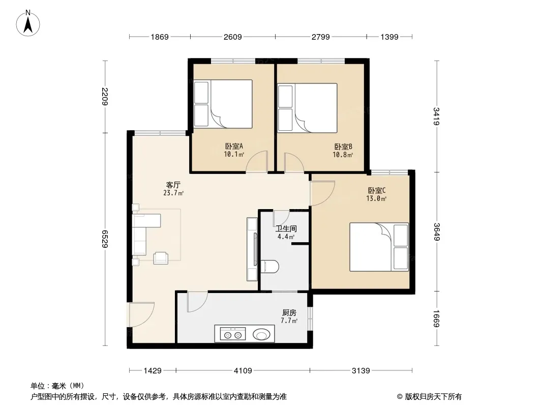 莲花新一区户型图