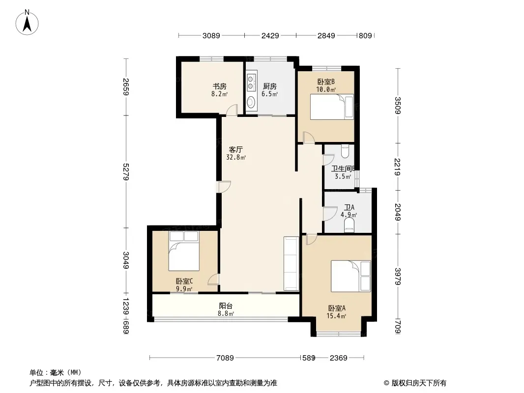 华堂嘉园户型图