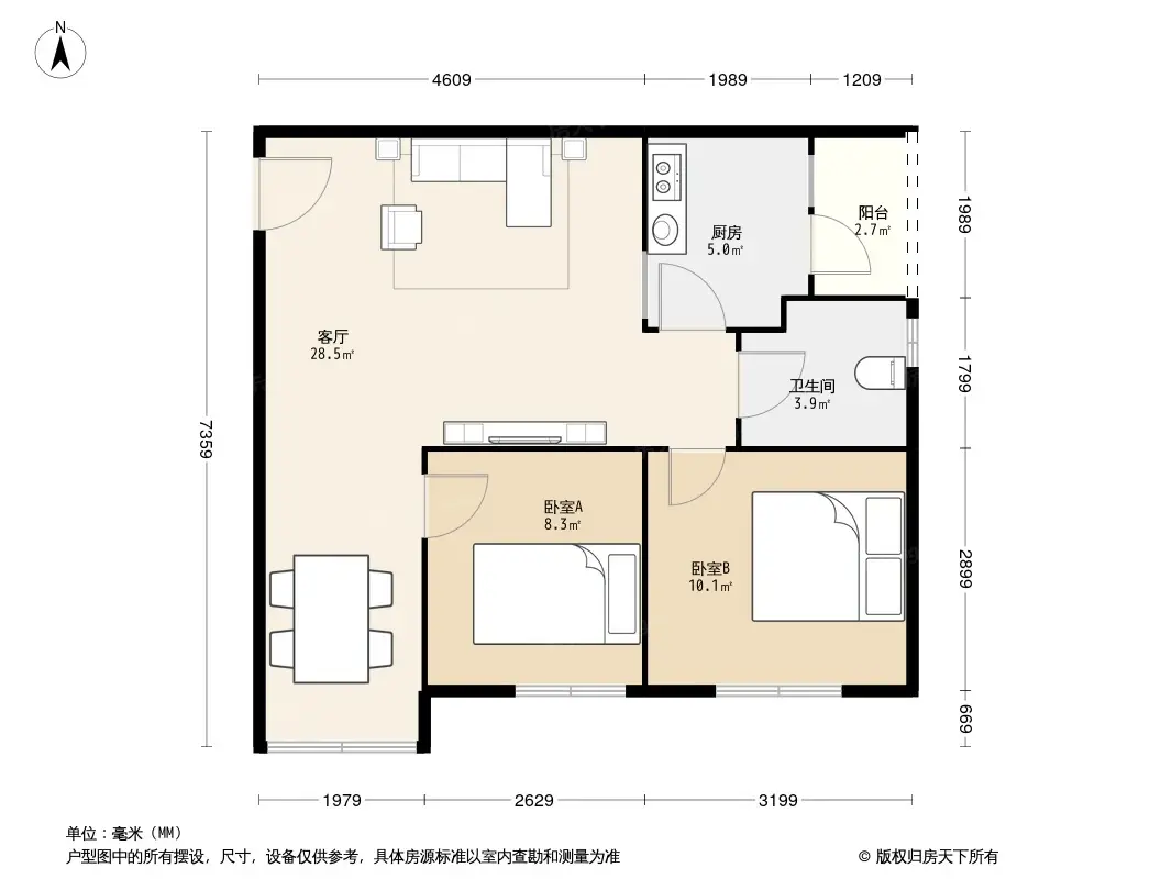 萧邦户型图