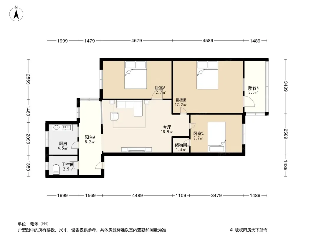 银丝街社区户型图