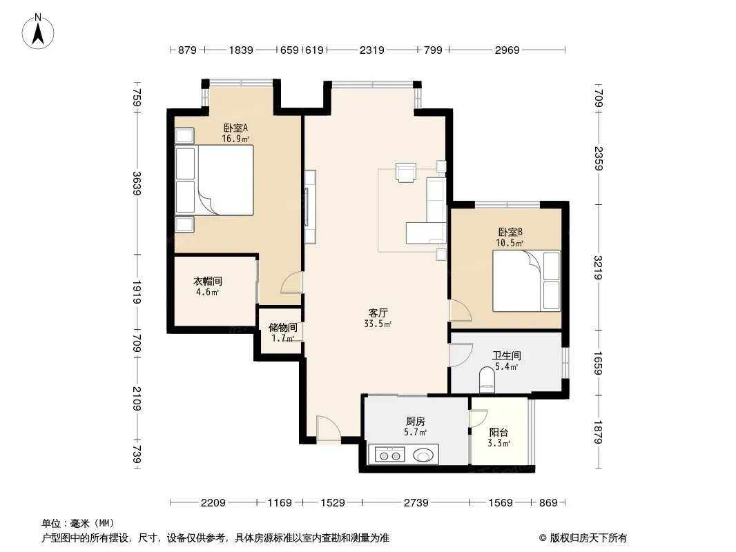 富临美丽天城户型图