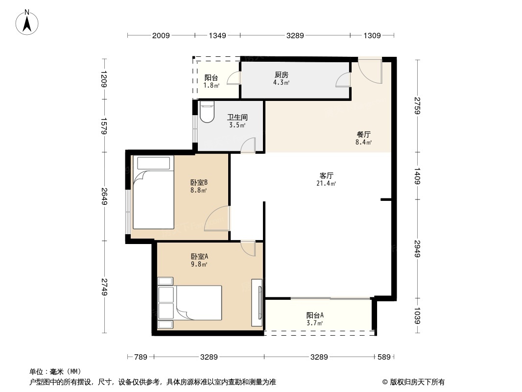 西蜀尚都户型图