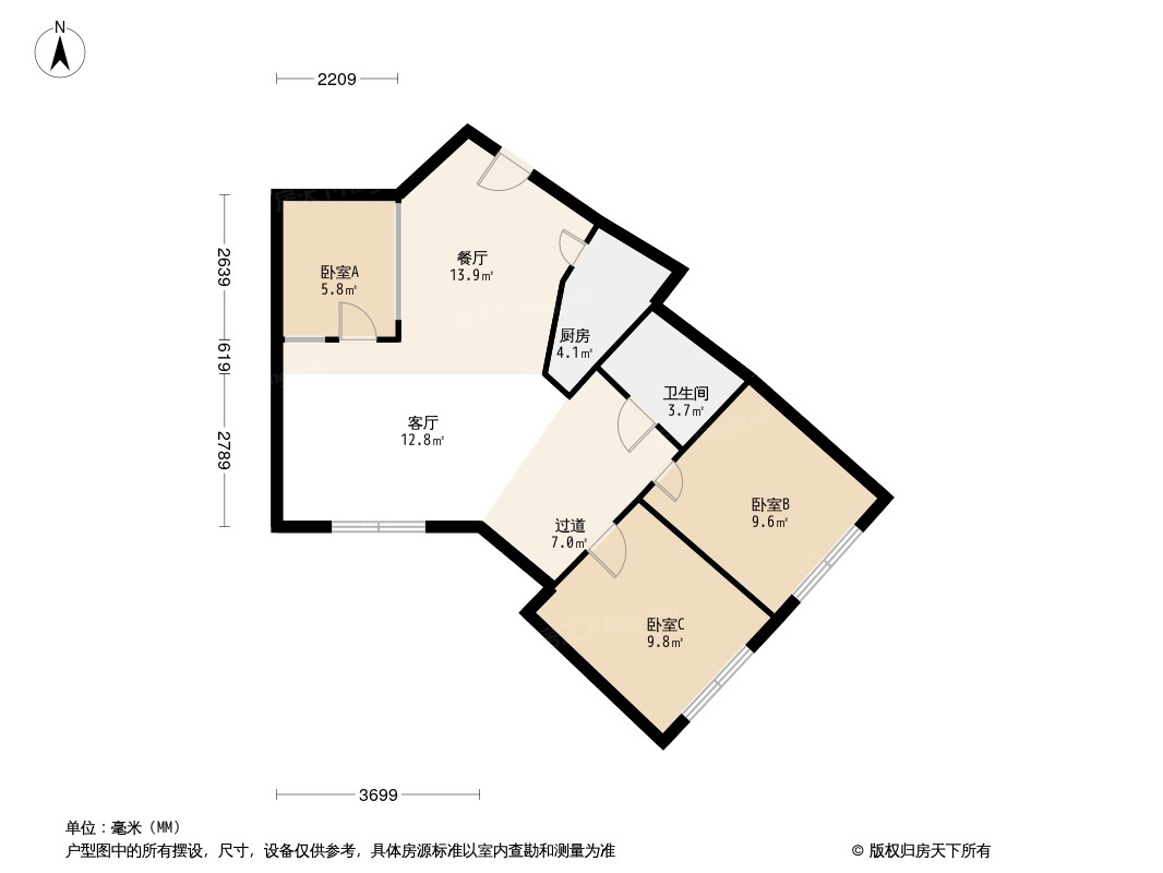 天和华城户型图