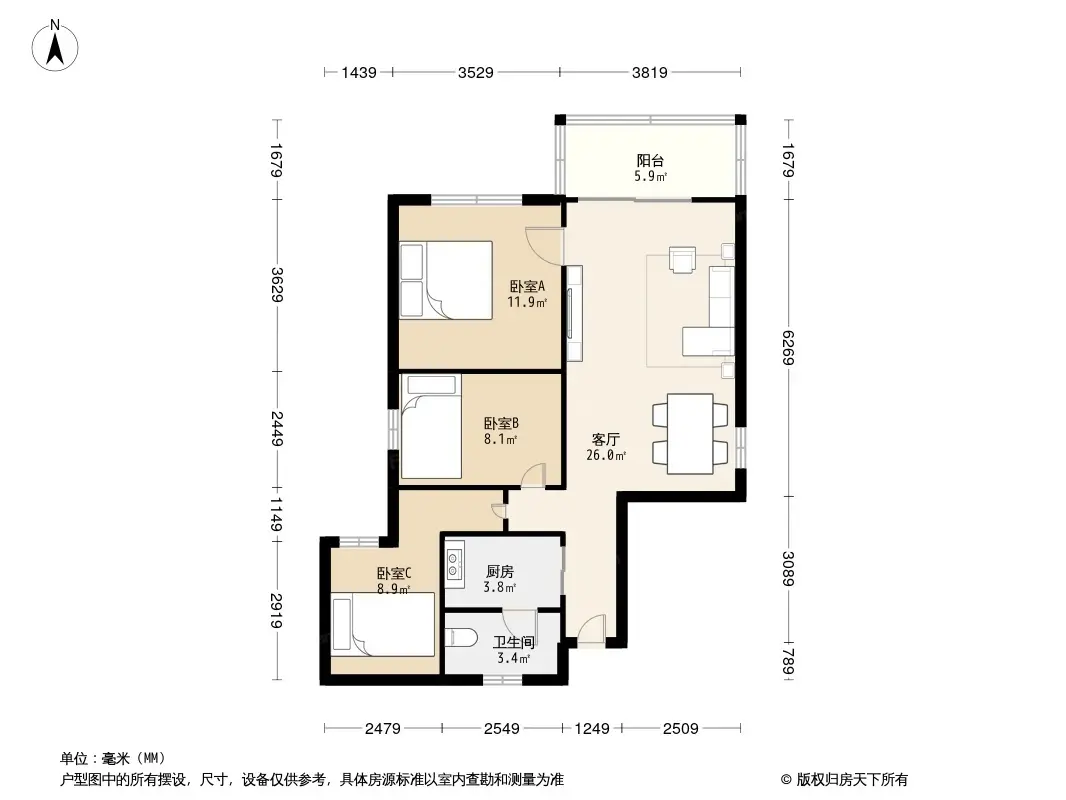 麓湖路大院户型图