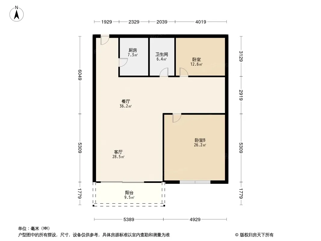 长丰景苑户型图