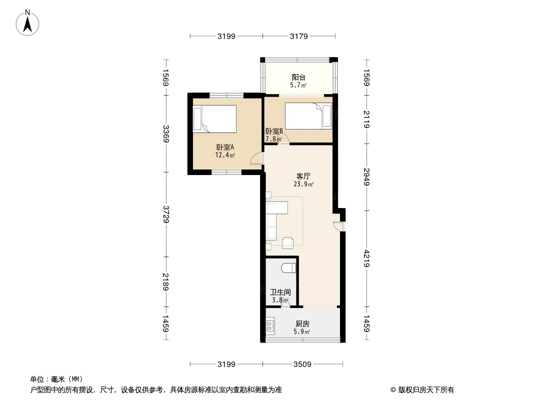 花牌坊街161号院户型图